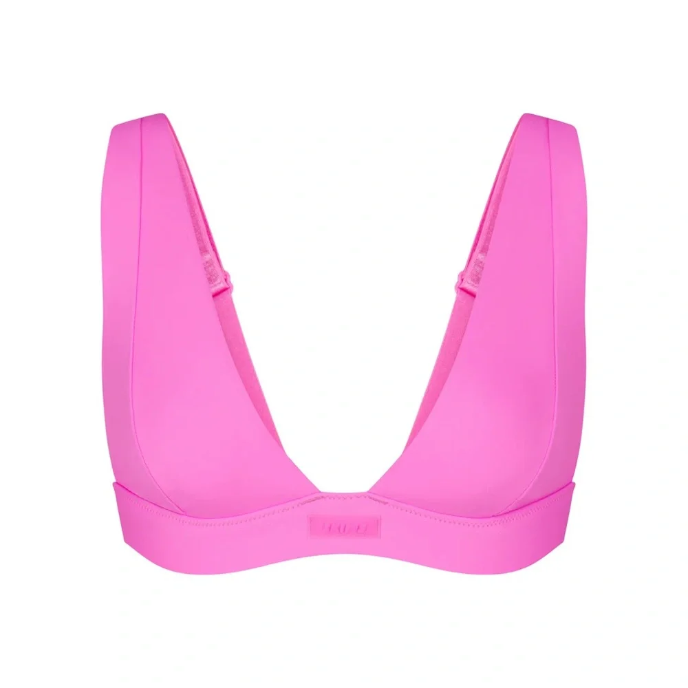 Skims Swim Plunge Bikini Top
